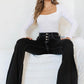 High Rise Flare Jeans - Leur Beau Monde Boutique