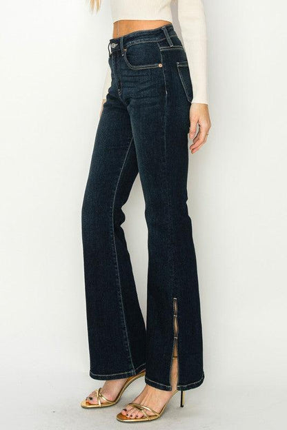 HIGH RISE FLARE JEANS - Leur Beau Monde Boutique