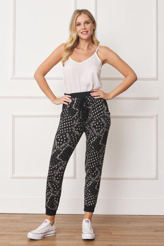 Bandana Paisley Drawstring Jogger - Leur Beau Monde Boutique