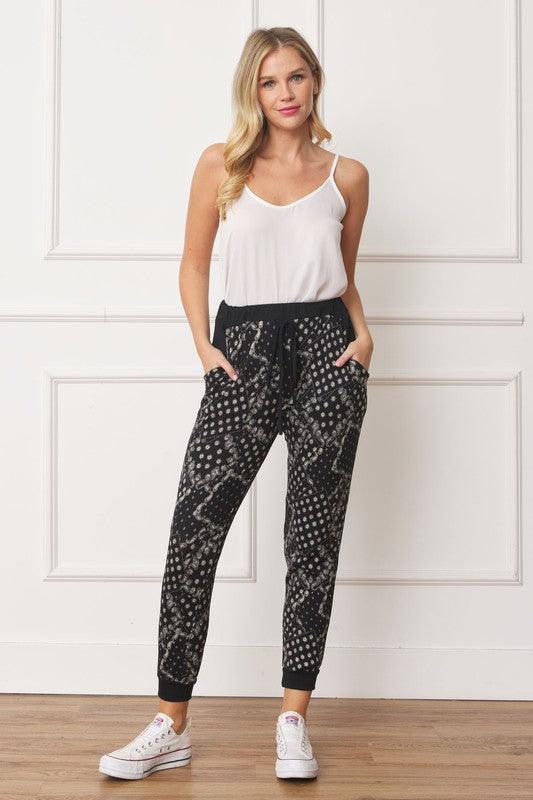 Bandana Paisley Drawstring Jogger - Leur Beau Monde Boutique