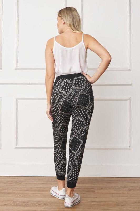 Bandana Paisley Drawstring Jogger - Leur Beau Monde Boutique