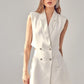 Blazer Button Romper - Leur Beau Monde Boutique