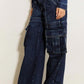 Cargo Pocket Wide Jeans - Leur Beau Monde Boutique