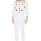 Cherry Crochet Pom Pom Cropped Cardigan Sweater - Leur Beau Monde Boutique