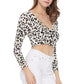 Cropped Bolero Leopard Print Sweater Cardigan - Leur Beau Monde Boutique