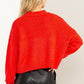 Cute Mood Crop Shoulder Cropped Cardigan Sweater - Leur Beau Monde Boutique