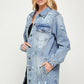 DENIM 3/4 QUARTER JACKETS DISTRESSED WASHED - Leur Beau Monde Boutique