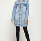 DENIM 3/4 QUARTER JACKETS DISTRESSED WASHED - Leur Beau Monde Boutique