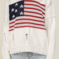 Distressed USA Logo Sweater - Leur Beau Monde Boutique