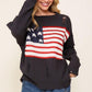 Distressed USA Logo Sweater - Leur Beau Monde Boutique