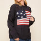 Distressed USA Logo Sweater - Leur Beau Monde Boutique