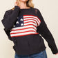 Distressed USA Logo Sweater - Leur Beau Monde Boutique