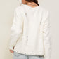 Distressed USA Logo Sweater - Leur Beau Monde Boutique