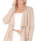 Draped Stylish Cape Sweater Cardigan - Leur Beau Monde Boutique