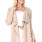 Draped Stylish Cape Sweater Cardigan - Leur Beau Monde Boutique