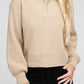 Easy-Wear Half-Zip Pullover - Leur Beau Monde Boutique