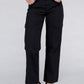 Everyday Wear Elastic-Waist Cargo Pants - Leur Beau Monde Boutique