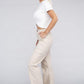 Everyday Wear Elastic-Waist Cargo Pants - Leur Beau Monde Boutique