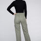 Everyday Wear Elastic-Waist Cargo Pants - Leur Beau Monde Boutique