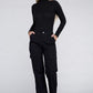 Everyday Wear Elastic-Waist Cargo Pants - Leur Beau Monde Boutique