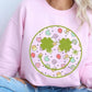 Face St Patricks Day Graphic Fleece Sweatshirts - Leur Beau Monde Boutique