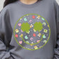 Face St Patricks Day Graphic Fleece Sweatshirts - Leur Beau Monde Boutique