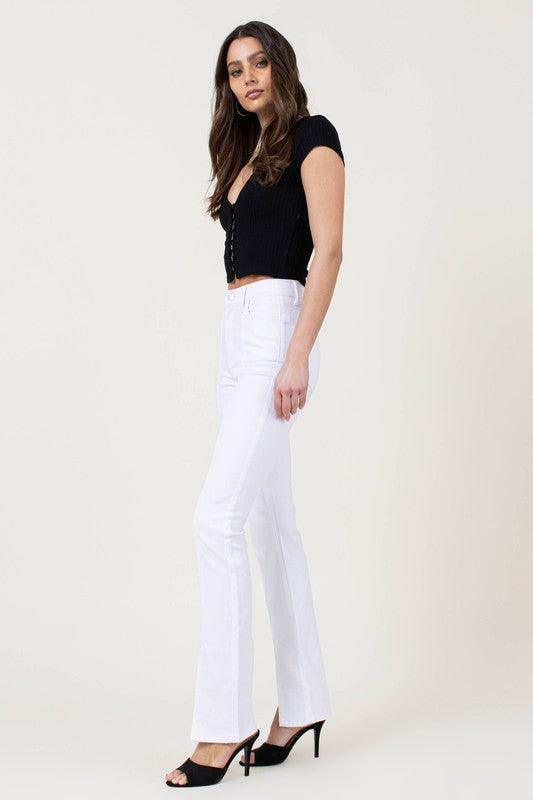 Front Slit Slim Bootcut - Leur Beau Monde Boutique