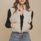 High Neck Puffer Vest - Leur Beau Monde Boutique