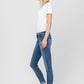 High Rise Ankle Skinny Hem Detail - Leur Beau Monde Boutique