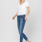 High Rise Ankle Skinny Hem Detail - Leur Beau Monde Boutique