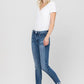 High Rise Ankle Skinny Hem Detail - Leur Beau Monde Boutique