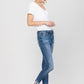 High Rise Ankle Skinny Hem Detail - Leur Beau Monde Boutique