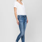 High Rise Ankle Skinny Hem Detail - Leur Beau Monde Boutique