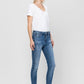 High Rise Ankle Skinny Hem Detail - Leur Beau Monde Boutique