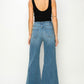 HIGH RISE CROP PALAZZO JEANS - Leur Beau Monde Boutique