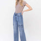 High Rise Dad Cargo Jeans - Leur Beau Monde Boutique