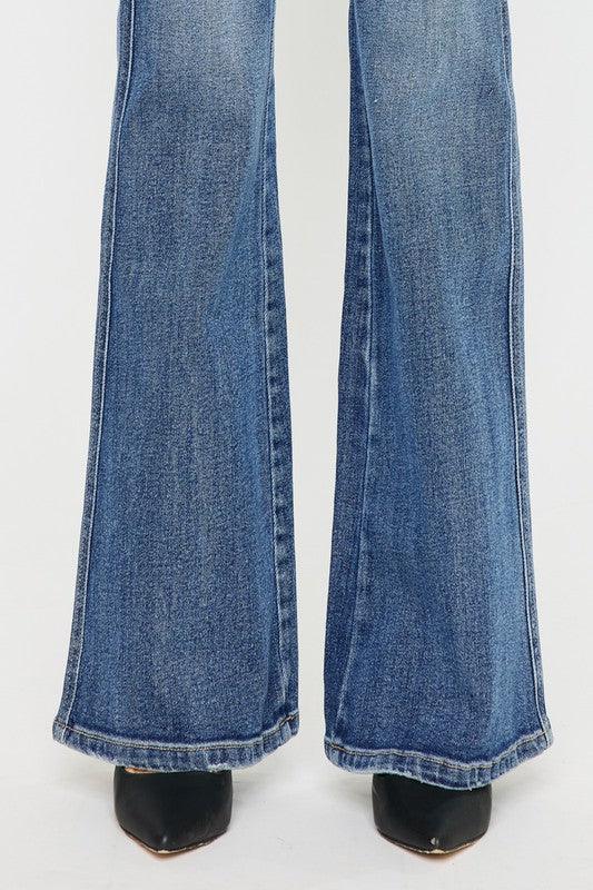 High Rise Flare Jeans - Leur Beau Monde Boutique