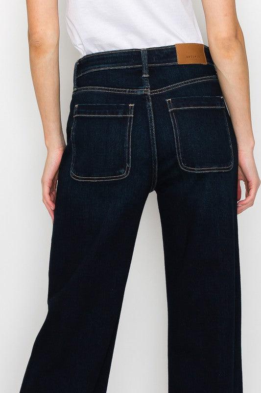 HIGH RISE MODERN WIDE JEANS - Leur Beau Monde Boutique