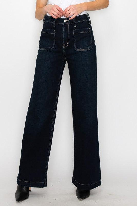 HIGH RISE MODERN WIDE JEANS - Leur Beau Monde Boutique