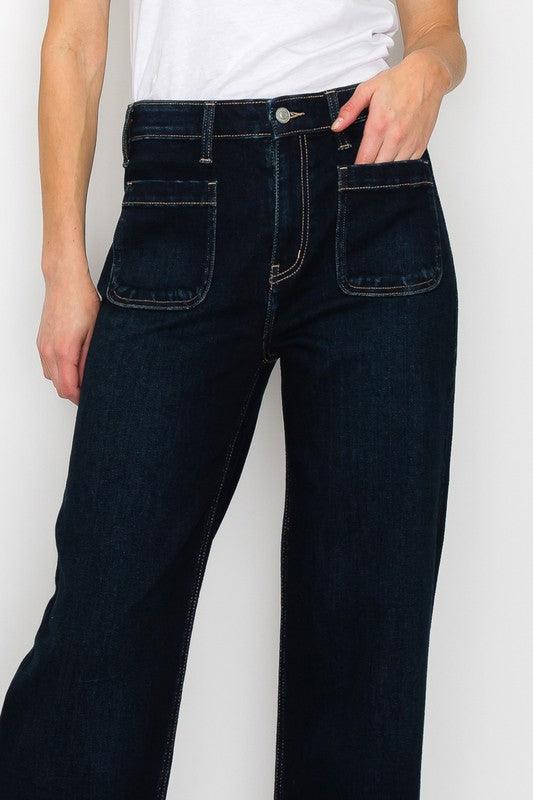 HIGH RISE MODERN WIDE JEANS - Leur Beau Monde Boutique