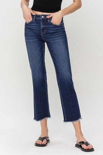 High Rise Regular Straight Jean - Leur Beau Monde Boutique