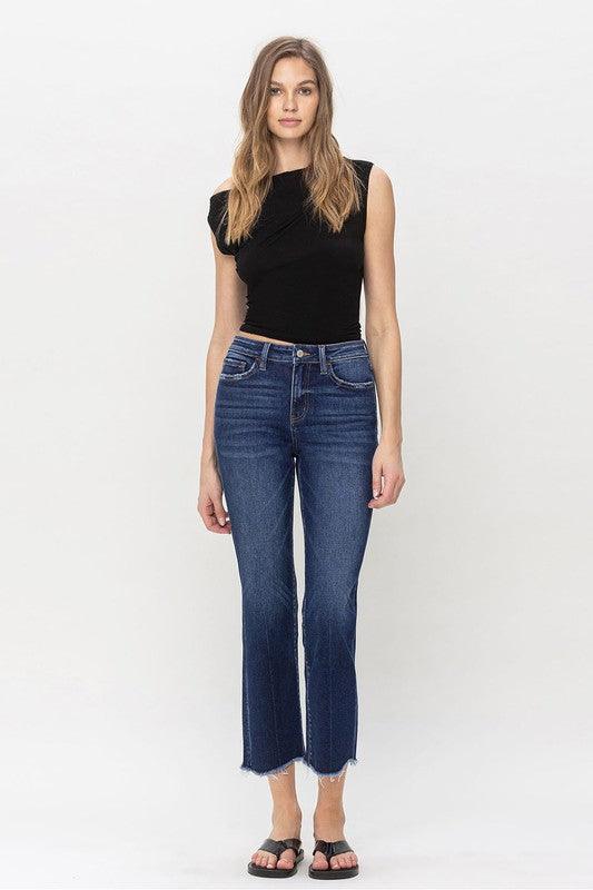 High Rise Regular Straight Jean - Leur Beau Monde Boutique