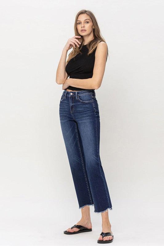 High Rise Regular Straight Jean - Leur Beau Monde Boutique