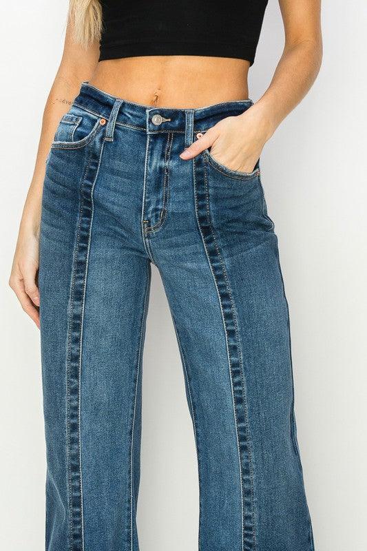 HIGH RISE RELAXED FLARE JEANS - Leur Beau Monde Boutique