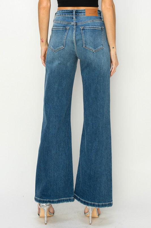 HIGH RISE RELAXED FLARE JEANS - Leur Beau Monde Boutique