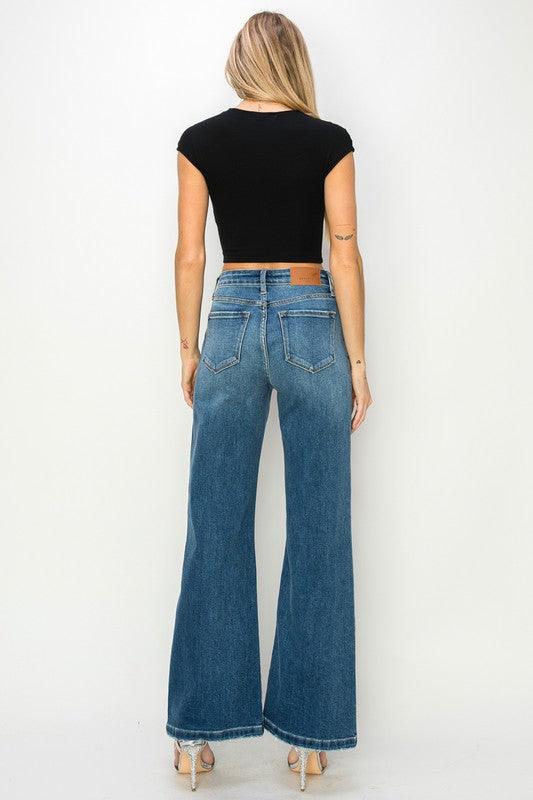 HIGH RISE RELAXED FLARE JEANS - Leur Beau Monde Boutique