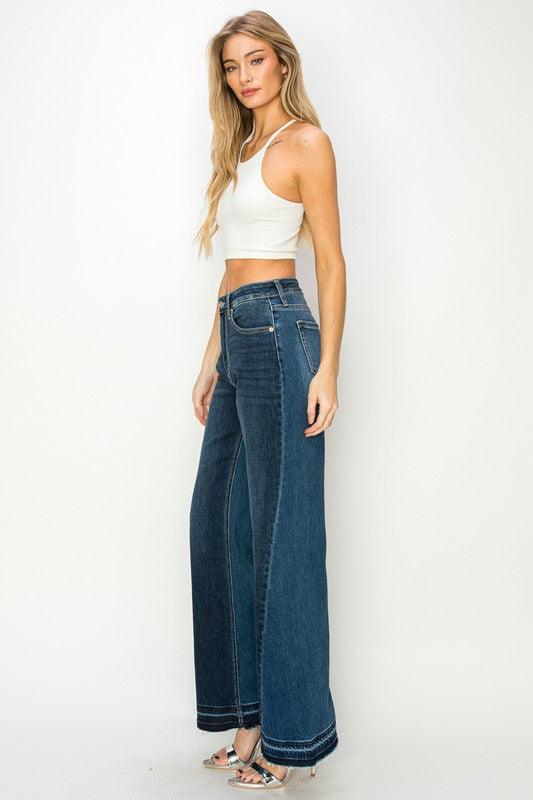 HIGH RISE RELAXED WIDE LEG JEANS - Leur Beau Monde Boutique