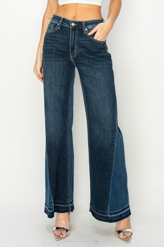 HIGH RISE RELAXED WIDE LEG JEANS - Leur Beau Monde Boutique