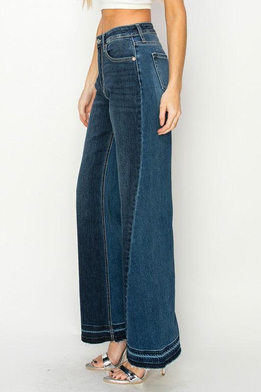 HIGH RISE RELAXED WIDE LEG JEANS - Leur Beau Monde Boutique