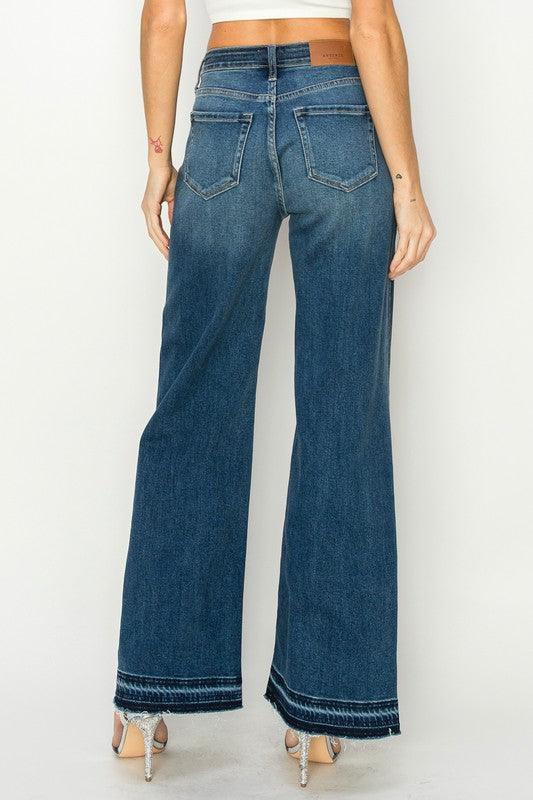 HIGH RISE RELAXED WIDE LEG JEANS - Leur Beau Monde Boutique